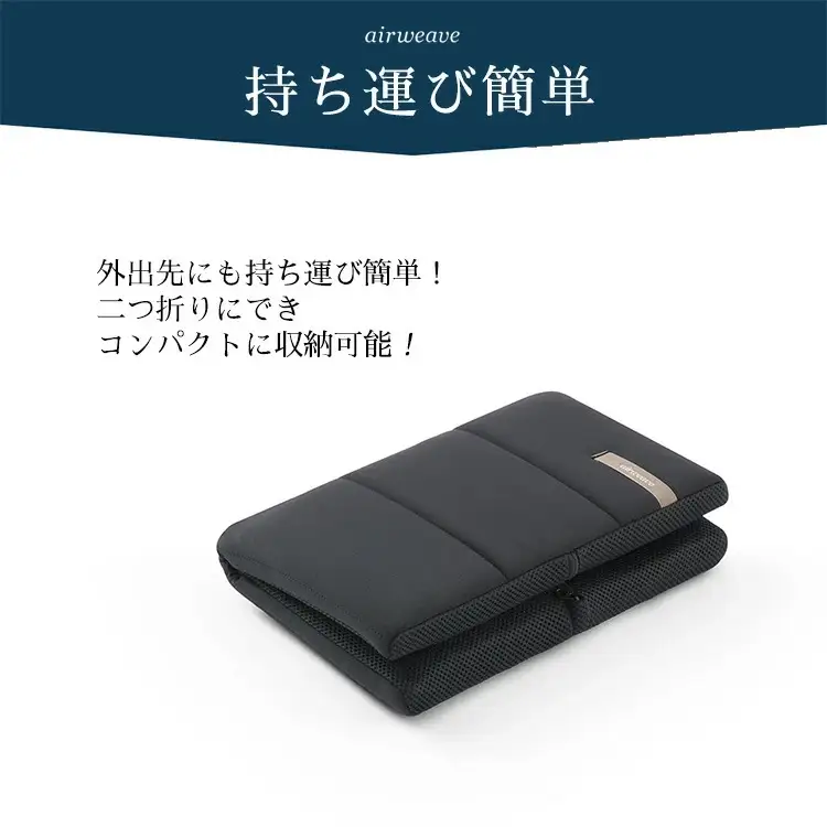 エアウィーヴ キャリークッションmini  ｴｱｳｨｰｳﾞ