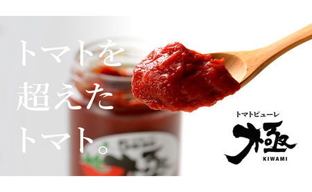 トマトピューレ「極」　140g×3個 とまと トマト ソース お取り寄せ 新潟市