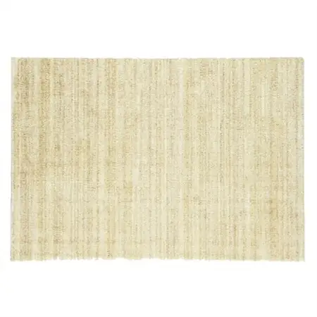 【サイズ200×200cm】カーペットラグ　さらさらふわふわ長続き(リュストル)　色:アイボリー【1211462】