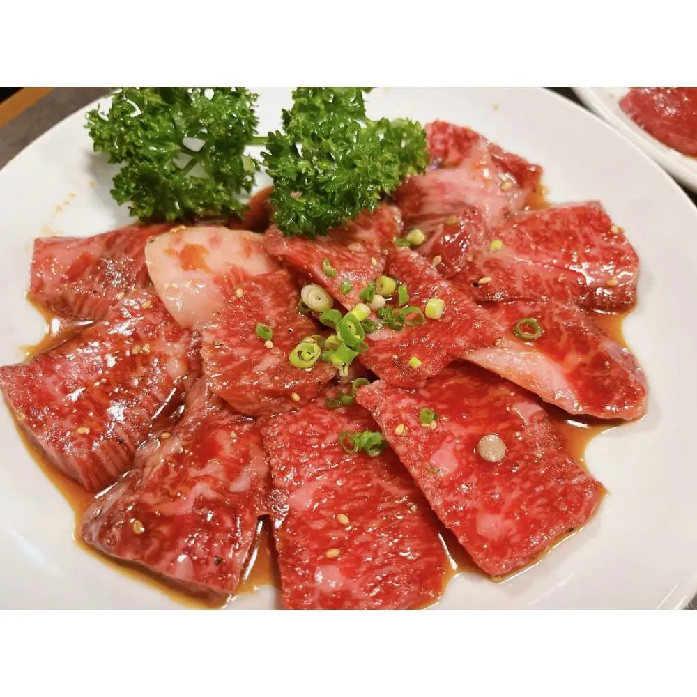 【定期便全6回】博多和牛A4ランク以上焼肉用タレ漬550g　　　