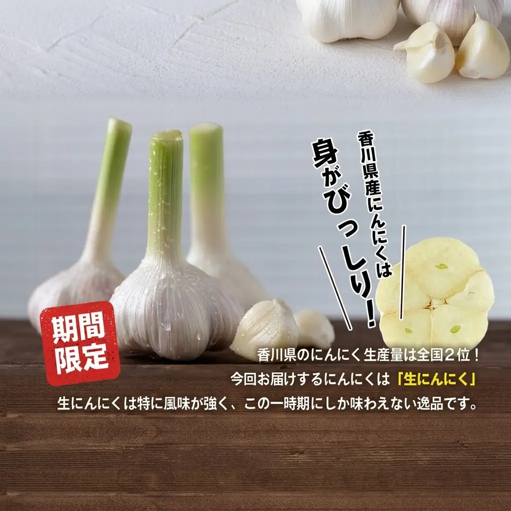 にんにく 生 香味野菜 五色青果 にんにく【5kg バラ詰め】 【46311894】