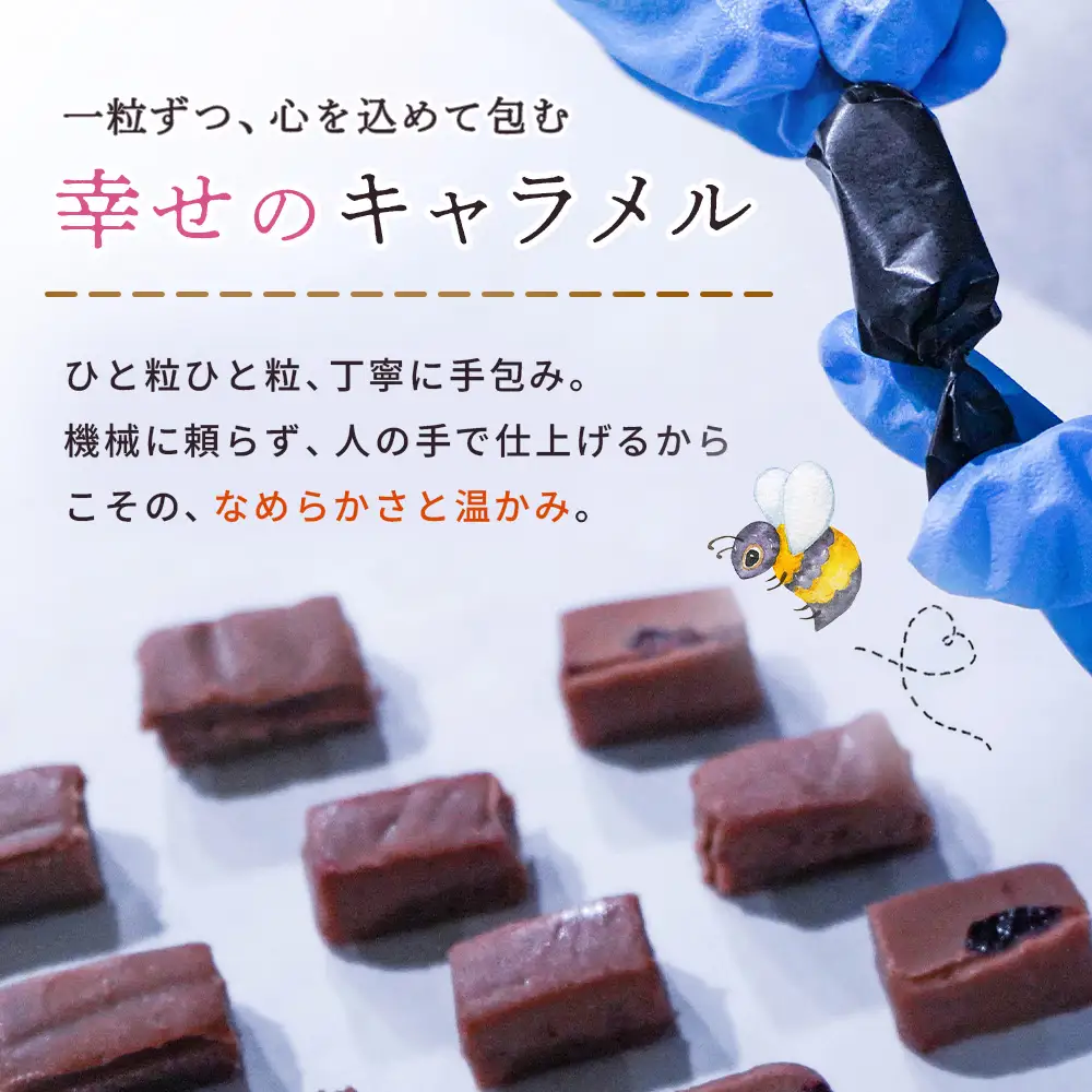 【HONEY DROP】菜の花はちみつ生キャラメル(プレーン・ハスカップ)2ダース（24粒入り）【75000301】