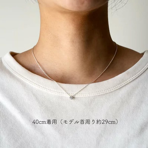 バースストーンネックレス｜シルバー925｜誕生石/ペリドット/8月｜MG-004-PE