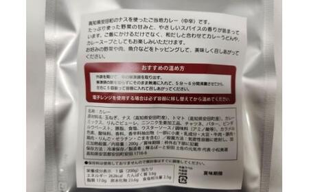 安田町のナスカレー 中辛 2袋詰め合わせ 野菜 沢山 ナス カレー 200g x 2袋 計 400g セット レトルトカレー トマト ベジタブル カレー レトルト食品 スープカレー 詰め合わせ お取り寄せ 高知県 安田町 TR-12