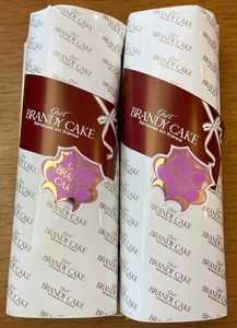 レーズン入り ブランデーケーキ 2本セット スイーツ ケーキ お菓子 デザート おやつ 洋菓子 洋酒 ポミエ 美味しい 差し入れ 手土産 ギフト お取り寄せ【R00314】