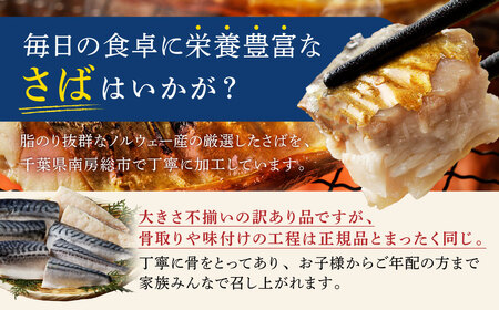 【訳あり】骨取り塩さば　フィーレ1kg（1kg×1袋） mi0012-0155