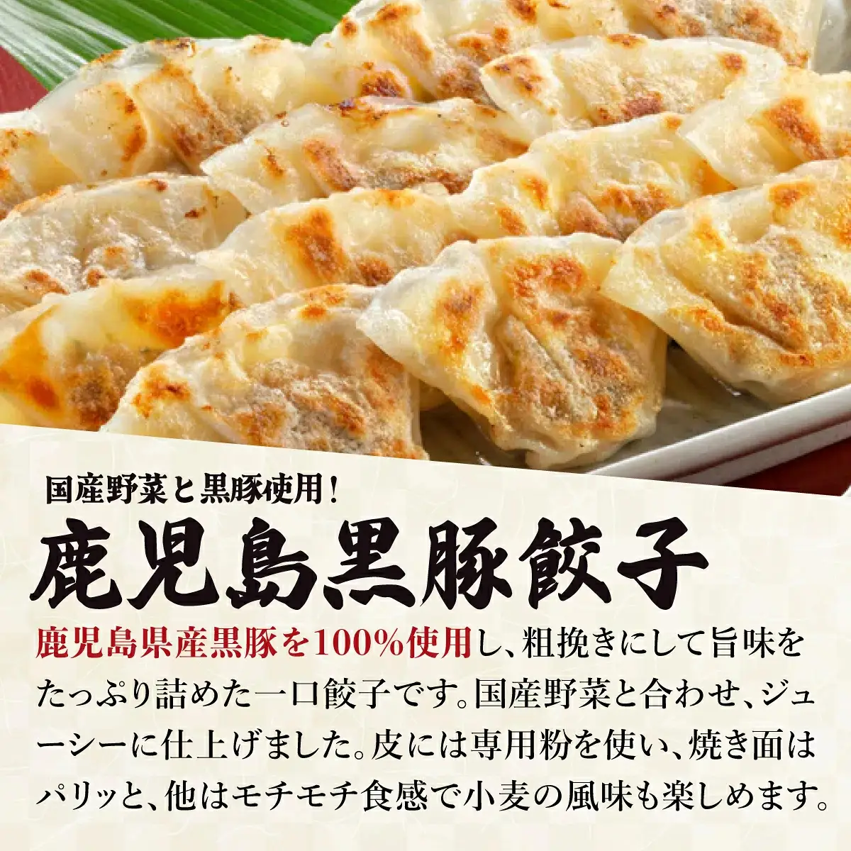 芦屋 伊東屋 謹製 黒豚 一口餃子 60個（醤油タレ 付き）