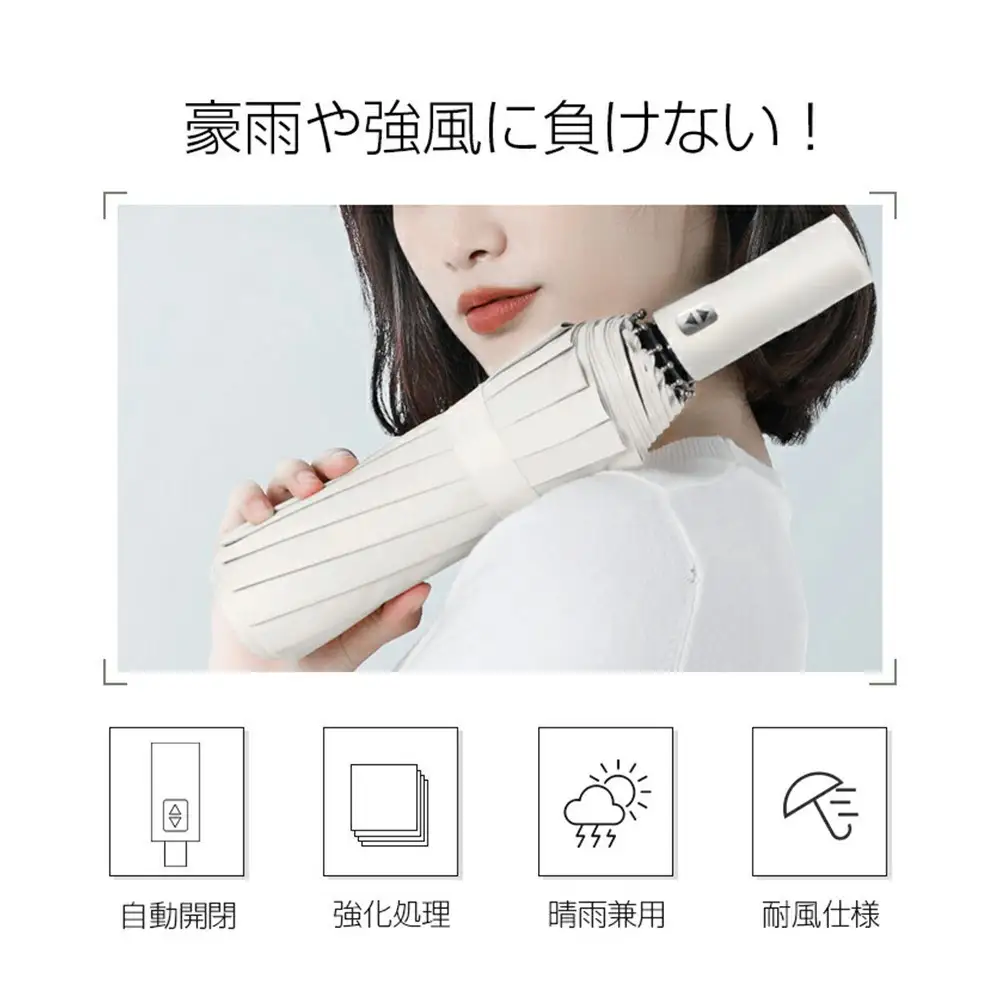 ★グリーンフロス★【24本骨】【直径108cm】折りたたみ傘 自動開閉 紫外線遮断 UVカット 晴雨兼用 メンズ レディース おしゃれ 日傘 撥水 コンパクト 携帯便利 梅雨 耐風仕様 豪雨や強風に強い umbrella 90日保証付き