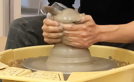 陶芸体験 近藤圭工房 電動ろくろ 体験チケット 陶芸体験【2名様分】