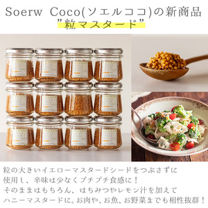 【0154213a】Soerw Cocoの粒マスタード(70g×6セット) 調味料 からし 料理 【Food＆SpiceSoerwCoco】