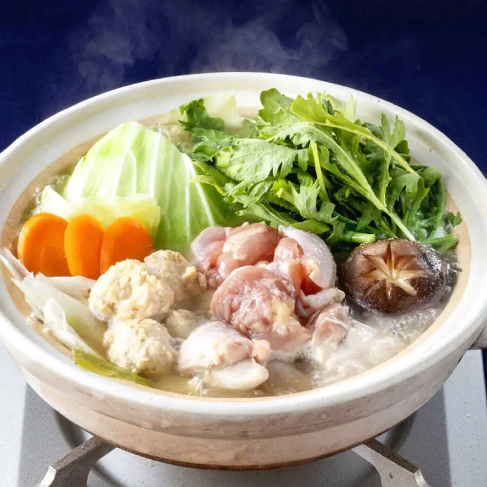 水炊き むなかた鶏使用 水炊き2人前 [ABEQ027] 水炊き