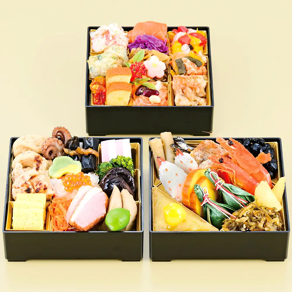 【2026年12月29日-12月30日着】日本橋OIKAWA監修「春望」三段重 （ 約2名様用 ・ 41品目 ・ 和洋  おせち ）| 合同会社コネクトライン
