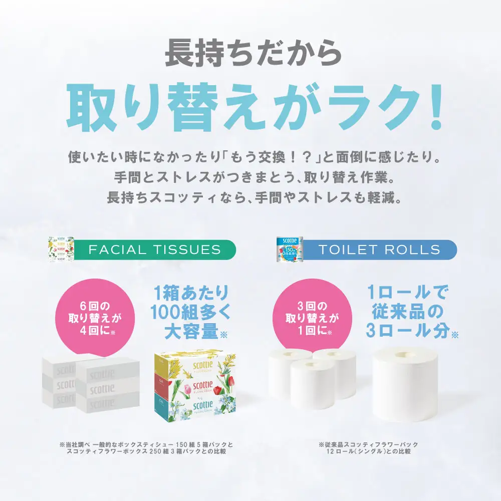 【定期便6回】【毎月お届け】【スコッティ】 組み合わせ ティシュー フラワーボックス 250組 16箱 計96箱 トイレットロール シングル フラワーパック 3倍長持ち 16ロール 計96ロール ティッシュ トイレットペーパー 日用品 ストック 防災備蓄 ストック 備蓄 新生活 防災 消耗品 生活用品 日用消耗品 箱ティッシュ