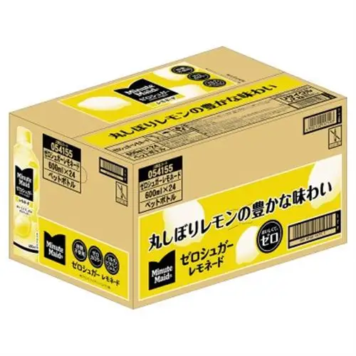 ミニッツメイドゼロシュガーレモネード600mlPET×24本【1649332】
