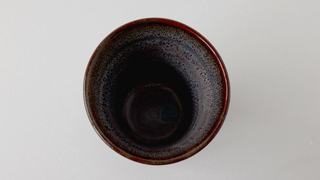 【燿彩窯変紫焔釉】湯飲み （小野寺裕司 作）