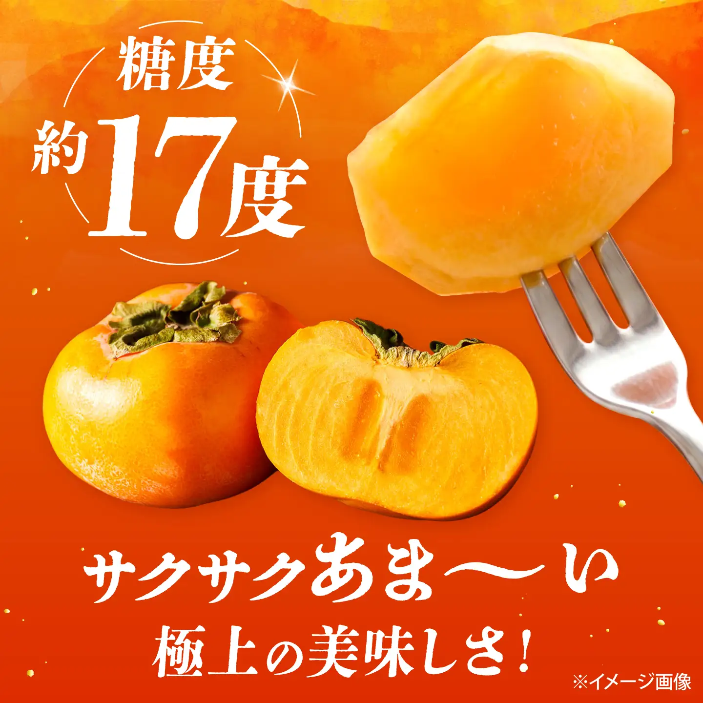 秋王柿 3kg 8-12玉 BGAG016 種なし 柿