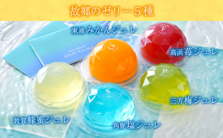 [009-a015] ジュレビレッジ 5個（5種類 × 1個）