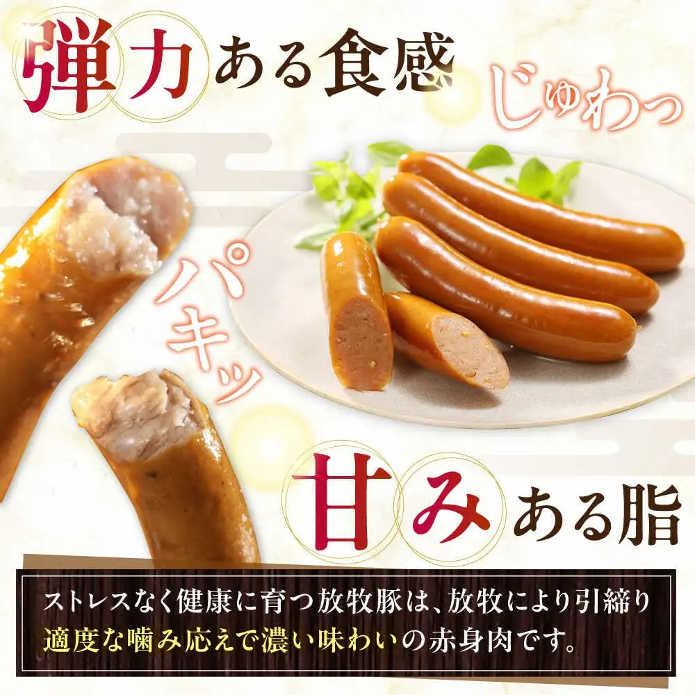 放牧豚 チョリソー 計400g（100g×4） 豚肉 ソーセージ 無添加 無塩せき 北海道 [AXBA098]