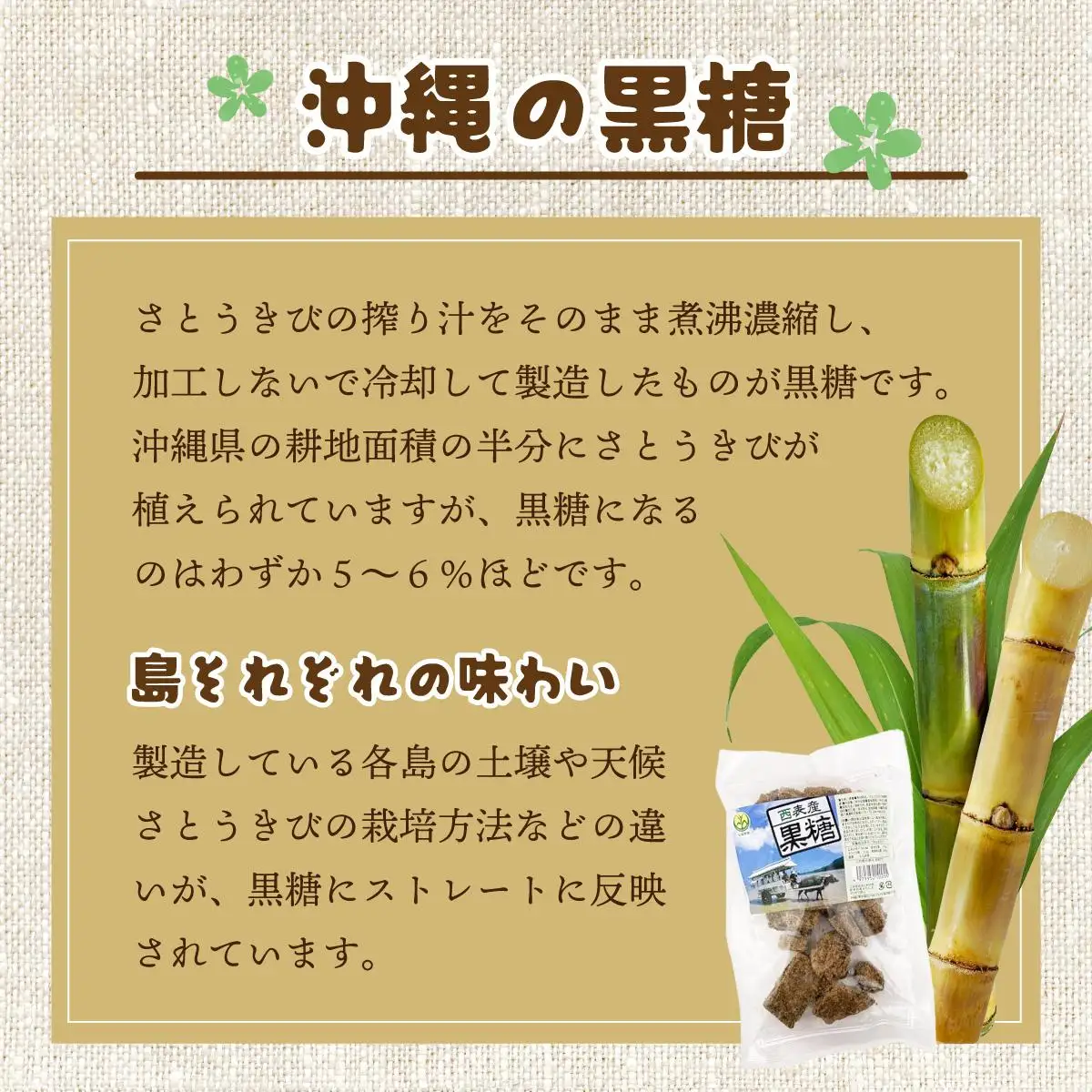 西表島産黒糖180g 10袋