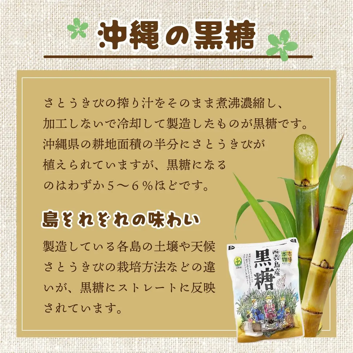  西表島産 粒黒糖 200g 5パック