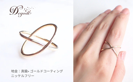 Degodd デゴッド Eternity GLリング 13号  リング 指輪 ゴールドリング アクセサリー レディースアクセサリー ファッションジュエリー シンプル シンプルリング シンプルアクセサリー ゴールドアクセサリー ゴールド ギフト