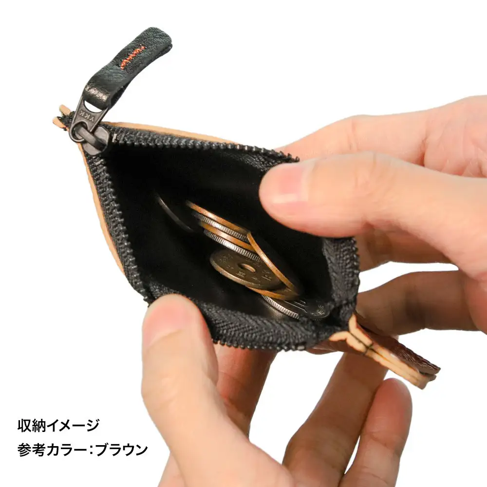 FUKUNARY パスケース カードケース 小銭 バレーボール イエロー M077