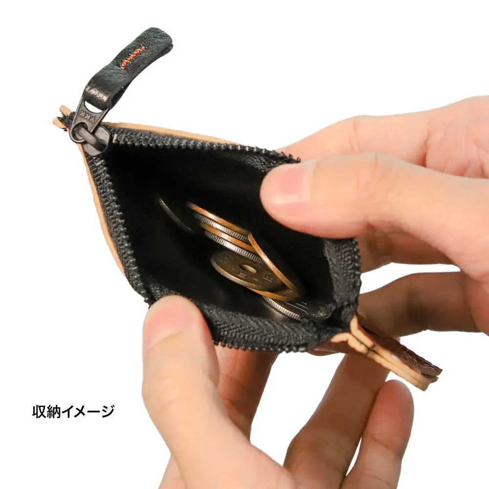 FUKUNARY パスケース カードケース 小銭 バスケットボール ブラウン M077