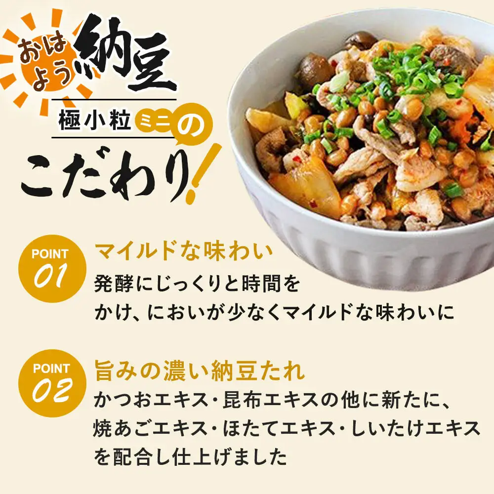 ヤマダフーズ おはよう 極小粒 ミニ 3パック×12個（計36個）