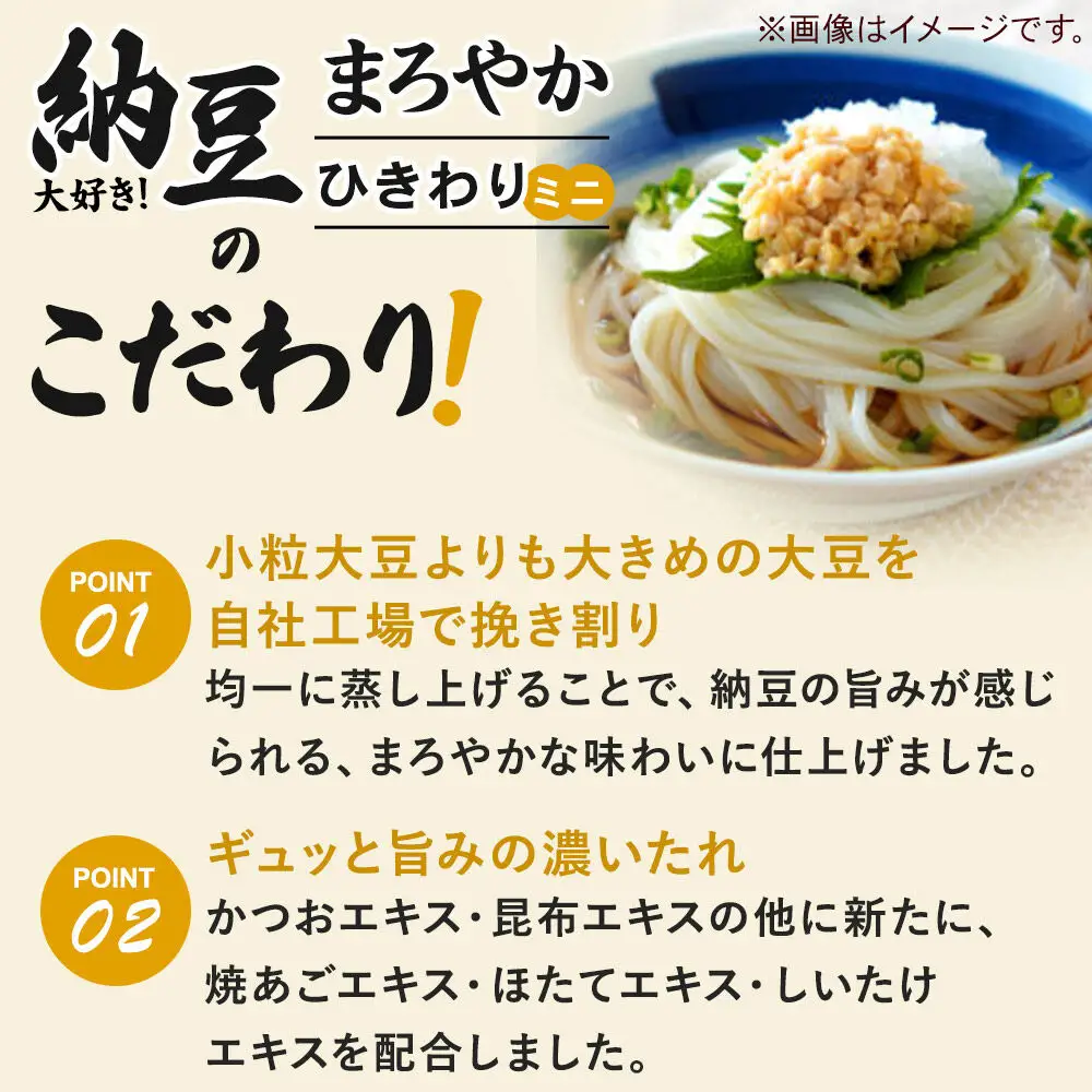 ヤマダフーズ 納豆大好きまろやか ひきわり ミニ 4パック×12個（計48個）
