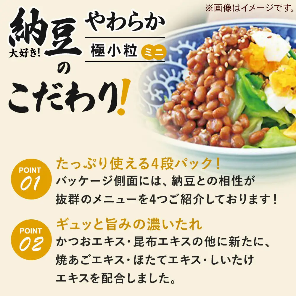 ヤマダフーズ 納豆大好きやわらか 極小粒 ミニ 4パック×12個（計48個）