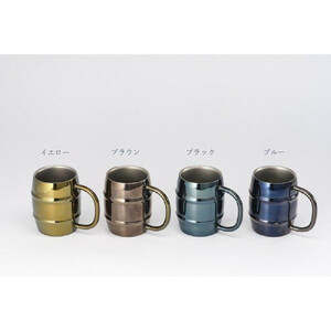 ORORU樽型マグカップ 380ml ブラック