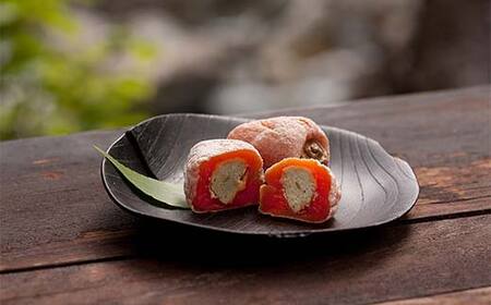 ＜老舗 くり屋南陽軒＞ 敬老の日 ギフト プレゼント「栗きんとん」 5個入と栗きんとん入り干し柿 「栗柿」 5個入セット 1箱 F4N-2367