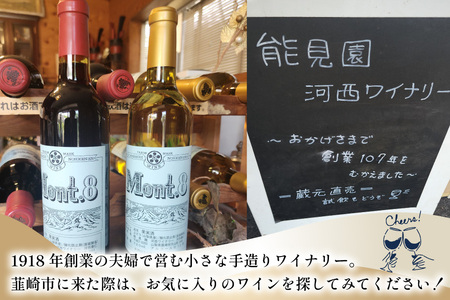 Mont.8 ベーリーA・メルロー 赤ワイン 辛口 720ml 酒 赤  能見園河西ワイナリー FN-Limited-SP
