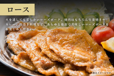 ローズポーク　ロース生姜焼き用（4mm）1kg【茨城県共通返礼品 / 茨城県産】 C09-015