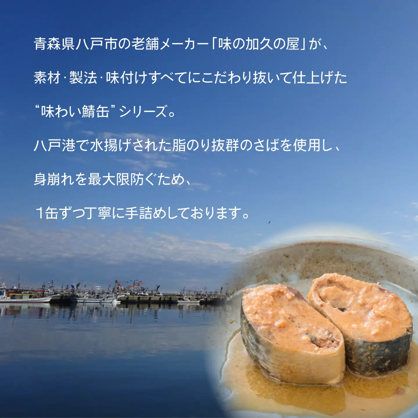 味の加久の屋 味わい鯖缶 味噌煮 〈24缶〉 サバ缶 鯖缶 青森県 八戸市