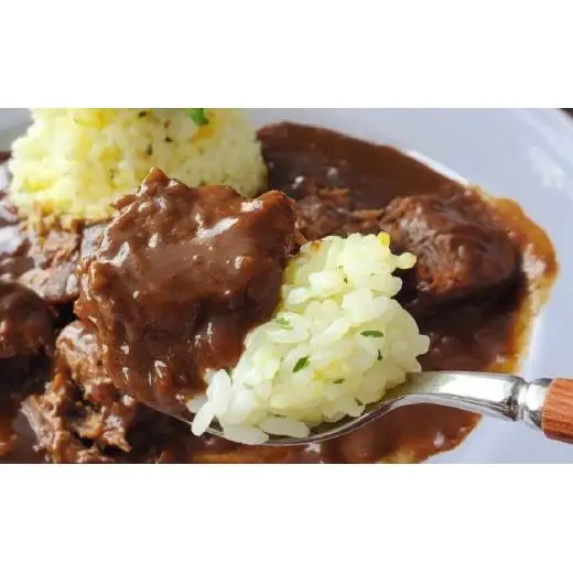 【厚切り牛タン使用】牛タンカレー3箱入【長崎 豊味館】スプーンでほぐせる 長崎 佐世保 九州 牛たん レトルトカレー ビーフカレーTHE TONGUE E465