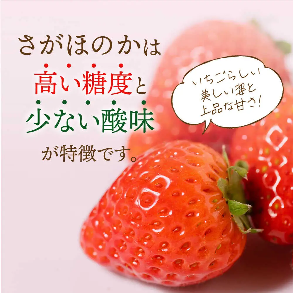 【2026年12月より順次発送】【全4回定期便】さがほのか・恋みのり・こころの色 220g×2パック×4回 / 佐賀県 / 鐘ヶ江農園 [41ASBK006]