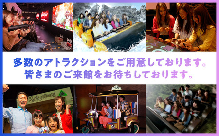 東京ジョイポリス　ペア(2名様分)デイパスポート │ 東京都 お台場 遊園地 チケット