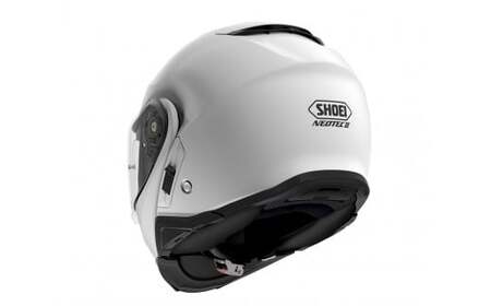 SHOEIヘルメット「NEOTEC 3 ルミナスホワイト」XXL フィッティングチケット付き｜フリップアップ システムヘルメット ネオテック フルフェイス フェイスカバー バイク ツーリング ショウエイ [1334]