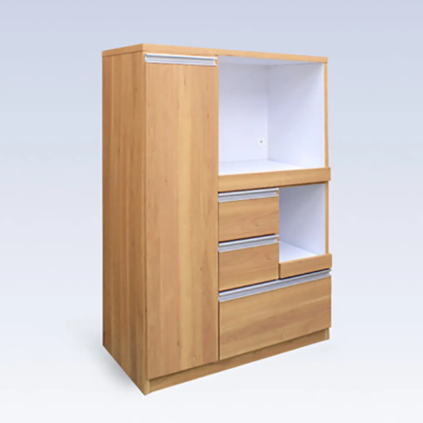 90レンジ台 クオーネ（NA）【諸富家具】：C139-004