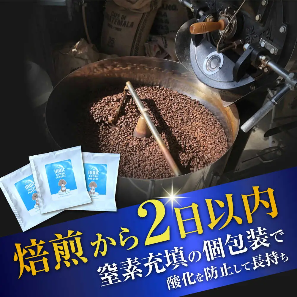 【全6回定期便】 ドリップバッグセット 45個 ＜スペシャルティコーヒー＞ 【イヌイットコーヒーロースター】[ASAB039]