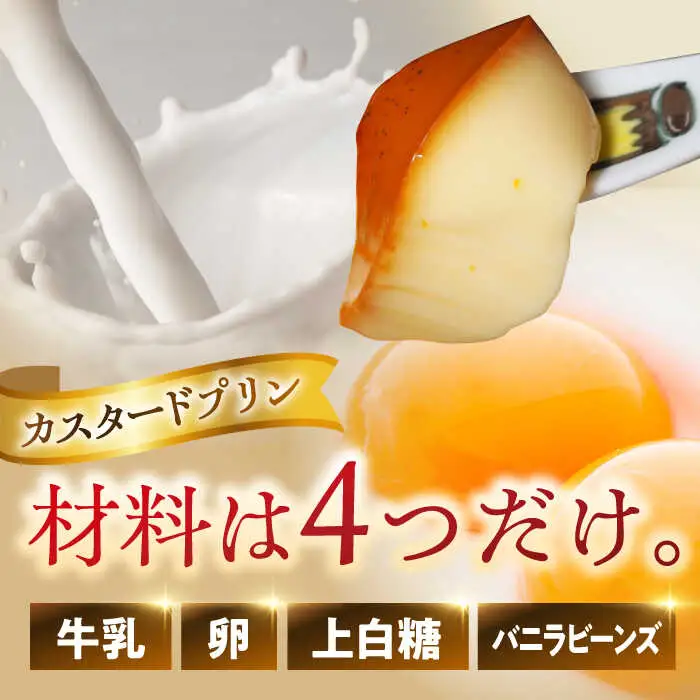 【全6回定期便】昔ながらのカスタードプリン6個セット  ／ お菓子・スイーツ プリン[ASAY038]