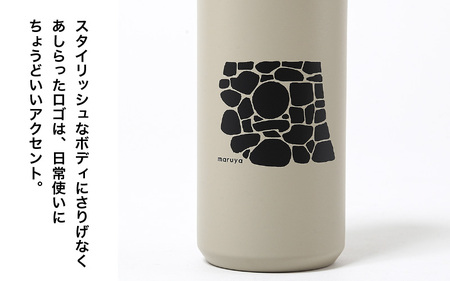 丸や × KINTO TRAVEL TUMBLER 350ml (ブラック) 【トラベル タンブラー 保温 保冷 ふた付き 蓋付き マイタンブラー コーヒー おしゃれ オフィス キャンプ アウトドア レジャー】 [A-80140_03]