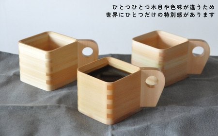 マスマグ(枡のマグカップ)