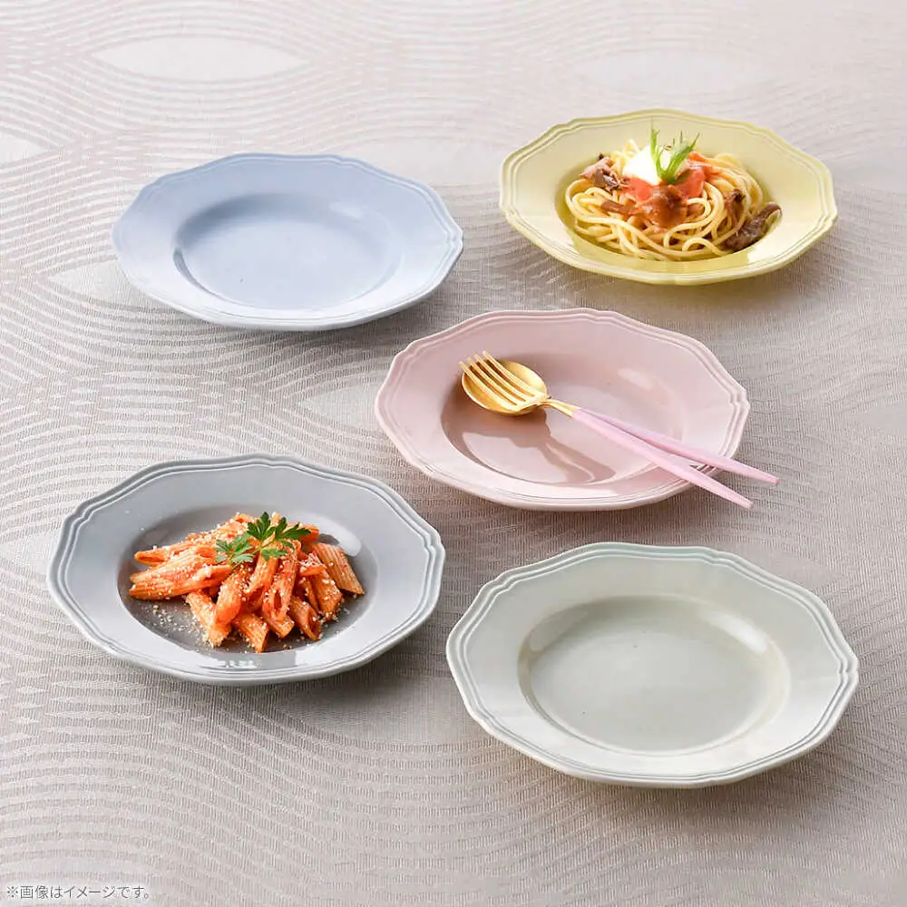 【波佐見焼】 Pasty（パスティー）　プレートS　5色×5点の25点セット　取皿【福田陶器店】[PA406]