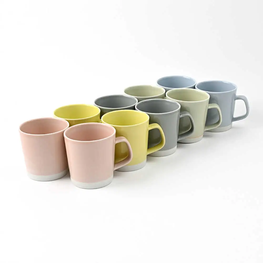 【波佐見焼】 Pasty（パスティー）　マグカップ　5色×2点　合計10個セット　【福田陶器店】[PA413]