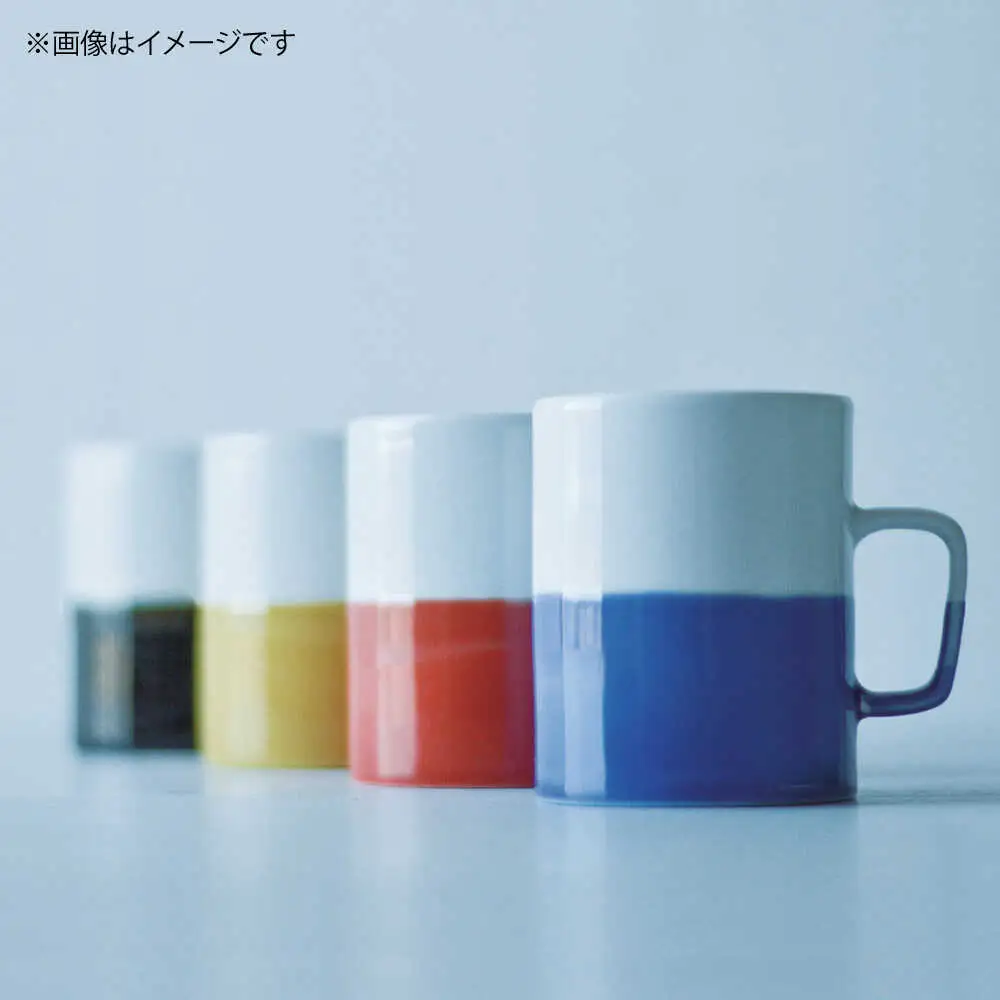 【波佐見焼】【essence】dip mug 〈M〉 レッド 2点セット マグカップ【西海陶器】[OA461]