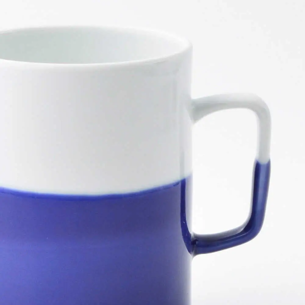 【波佐見焼】【essence】dip mug 〈M〉 ブルー 2点セット マグカップ【西海陶器】[OA463]