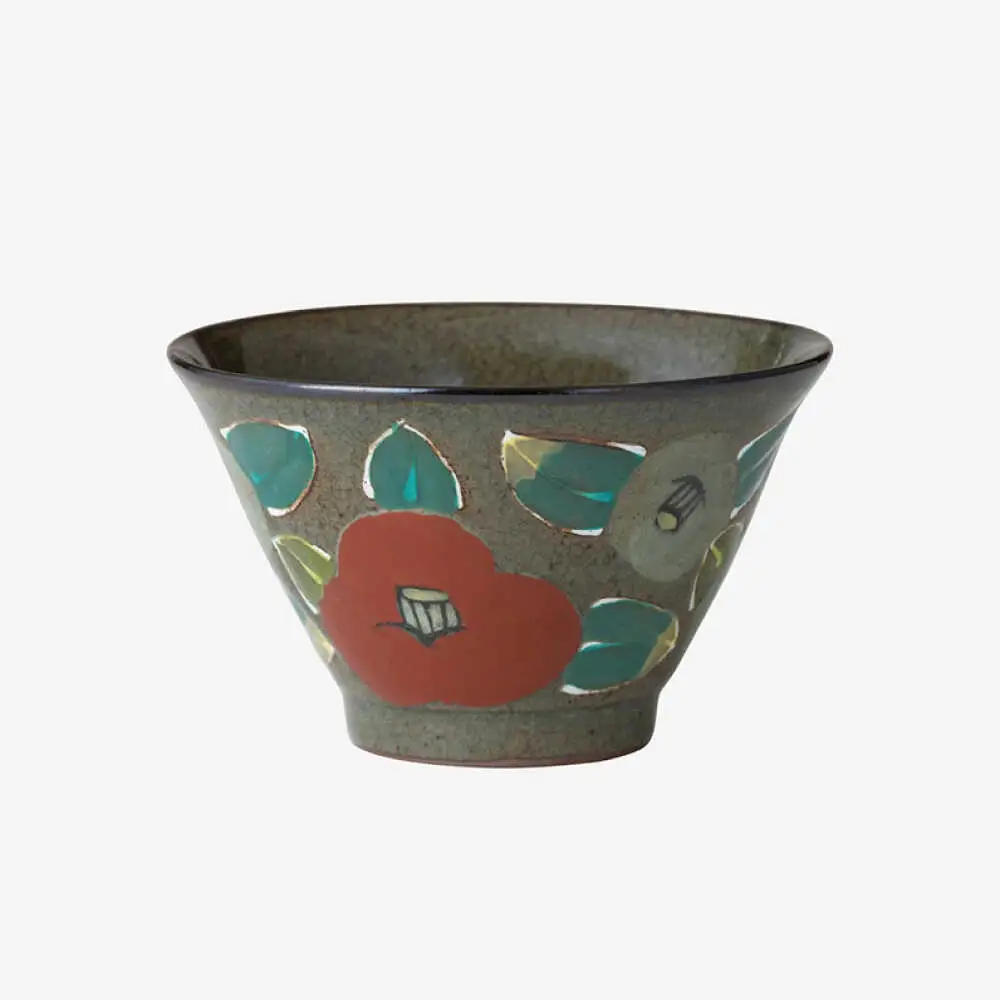 【波佐見焼】568碗 花垣根・ボタン唐草 ペアセット【西海陶器】[OA433]