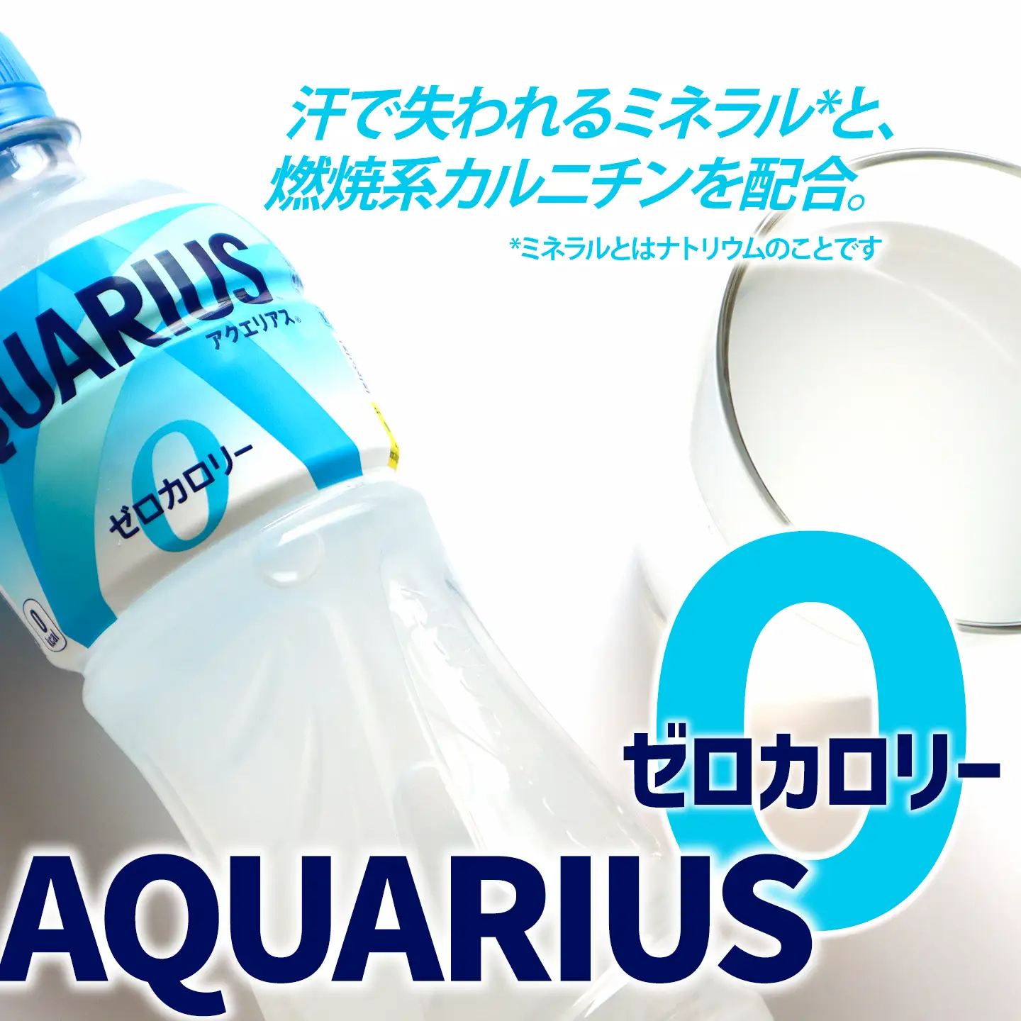 【3回定期便】 アクエリアスゼロ 500mlPET_24本入り 1ケース｜ スポーツドリンク 水分補給 熱中症対策 アクエリ